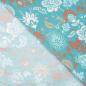 Preview: Viskose Voile Ibiza, Paisley Blumen Tiffany, Mint